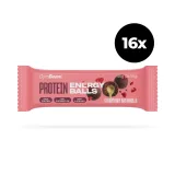 Protein energy balls - GymBeam - Smak: Truskawka wanilia | Waga: 0,045 g | Opakowanie: 45 g · záber 4