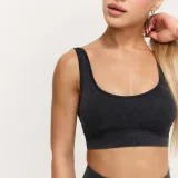 GymBeam Lift Seamless Sports Bra Graphite - Rozmiar: XS | Kolor: Szary | Waga: 0,086 g | Opakowanie: 70 · záber 5