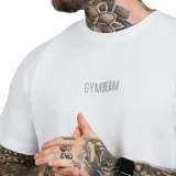 GymBeam Koszulka FIT White - Rozmiar: S | Kolor: Biały | Waga: 0,14 g | Opakowanie: 10 · záber 5