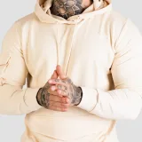 GymBeam Men‘s TRN Hoodie Sand - Rozmiar: S | Kolor: Béžová | Waga: 0,6 g | Opakowanie: 32 · záber 4