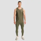 GymBeam Men‘s Combat Leggings Olive Grey - Rozmiar: S | Kolor: Szary | Waga: 0,1595 g | Opakowanie: 105 · záber 4