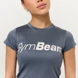 GymBeam Women‘s Mesh T-Shirt Essence Denim Blue - Rozmiar: XS | Kolor: Niebieski | Waga: 0,0967 g | Opakowanie: 100 · záber 2