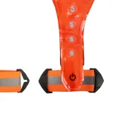 GymBeam Reflective Running Vest Orange · záber 4