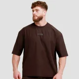 GymBeam Oversized Unstoppable T-shirt Brown - Kolor: Brązowy | Waga: 0,43 g · záber 1