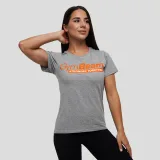 GymBeam Women‘s Stronger Together T-shirt Grey · záber 2