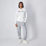 Champion Women‘s Big Logo Slim Fit Hoodie White - Rozmiar: S | Kolor: Biały | Waga: 0,472 g · záber 4
