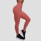 GymBeam Women‘s FIT Leggings Salmon - Rozmiar: XXL | Kolor: Różowy | Waga: 0,177 g | Opakowanie: 100 · záber 2
