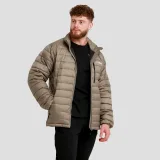 GymBeam Men‘s Puffer Jacket Vetiver/Black - Rozmiar: S | Kolor: Zielony | Waga: 0,51 g | Opakowanie: 20 · záber 5