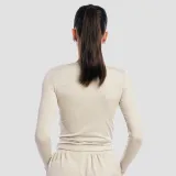 GymBeam Women‘s Aura Long Sleeve T-Shirt Grey - Rozmiar: S | Kolor: Szary | Waga: 0,138 g | Opakowanie: 100 · záber 3