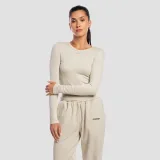 GymBeam Women‘s Aura Long Sleeve T-Shirt Grey - Rozmiar: S | Kolor: Szary | Waga: 0,138 g | Opakowanie: 100 · záber 4