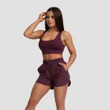 GymBeam Women‘s TRN Shorts Eggplant - Rozmiar: XS | Kolor: Fioletowy | Waga: 0,16 g | Opakowanie: 105 · záber 4