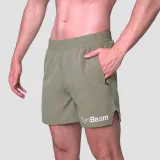 GymBeam Light Shorts Essence Green - Rozmiar: XXL | Kolor: Zielony | Waga: 0,195 g | Opakowanie: 80 · záber 4