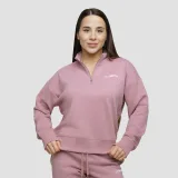 GymBeam Women‘s Agile 1/2 Zip Jumper Woodrose · záber 1