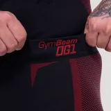 GymBeam OG1 Seamless Leggings Black/Red - Rozmiar: XXL | Kolor: Czarny | Waga: 0,3 g | Opakowanie: 74 · záber 3
