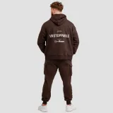GymBeam Utility Joggers Brown - Rozmiar: L | Kolor: Brązowy | Waga: 0,63 g · záber 5