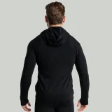 STRIX MERINO I Zip Up Hoodie Black · záber 4