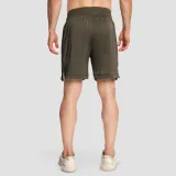 GymBeam Combat Boxing Shorts Olive Grey - Rozmiar: XXL | Kolor: Szary | Waga: 0,25 g | Opakowanie: 65 · záber 3