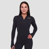 GymBeam Women‘s Ignite Crop Top Black - Rozmiar: L | Kolor: Czarny | Waga: 0,18 g | Opakowanie: 80 · záber 1