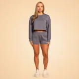 BeastPink Women‘s Grace Sweatshirt Granite - Rozmiar: XS | Kolor: Niebieski | Waga: 0,357 g | Opakowanie: 50 · záber 5