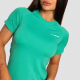 GymBeam Women‘s Pulse X Running T-shirt Green - Rozmiar: S | Kolor: Zielony | Waga: 0,109 g | Opakowanie: 100 · záber 2