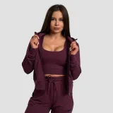 GymBeam Women‘s Zip-up Hoodie TRN Eggplant - Rozmiar: L | Kolor: Fioletowy | Waga: 0,404 g | Opakowanie: 40 · záber 3