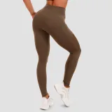 GymBeam Damskie legginsy Mesh Panel olive - Rozmiar: S | Kolor: Zielony | Waga: 0,2 g | Opakowanie: 100 · záber 3