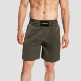 GymBeam Combat Boxing Shorts Olive Grey - Rozmiar: XXL | Kolor: Szary | Waga: 0,25 g | Opakowanie: 65 · záber 4