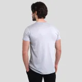 GymBeam Strength T-shirt Pacific Grey - Rozmiar: M | Kolor: Szary | Waga: 0,2 g · záber 3
