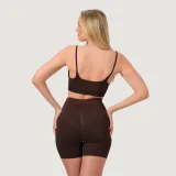 GymBeam Women‘s NEO Seamless Shorts Mocha - Rozmiar: XS | Kolor: Brązowy | Waga: 0,132 g | Opakowanie: 120 · záber 3