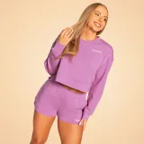 BeastPink Women‘s Grace Sweatshirt Purple - Rozmiar: M | Kolor: Fioletowy | Waga: 0,381 g | Opakowanie: 50 · záber 4