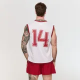 GymBeam Varsity Shorts Red - Kolor: Czerwony | Waga: 0,175 g | Opakowanie: 90 · záber 4