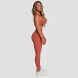 GymBeam Women‘s Limitless Leggings Cinnamon - Rozmiar: XS | Kolor: Pomarańczowy | Waga: 0,154 g · záber 5