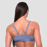 GymBeam Essence String Sports Bra Denim Blue - Rozmiar: XS | Kolor: Niebieski | Waga: 0,061 g | Opakowanie: 100 · záber 4