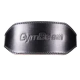 GymBeam Skórzany pas do ćwiczeń Black - Rozmiar: L | Kolor: Czarny | Waga: 0,597 g | Opakowanie: 20 · záber 2