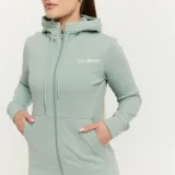 GymBeam Women‘s Limitless Zip Up Hoodie Eucalypt - Rozmiar: XXL | Kolor: Zielony | Waga: 0,55 g | Opakowanie: 34 · záber 2