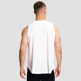 GymBeam Men‘s Combat Tank Top White - Rozmiar: M | Kolor: Biały | Waga: 0,176 g | Opakowanie: 100 · záber 3