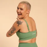 BeastPink Hyper Sports Bra Olivine - Rozmiar: XXL | Kolor: Zielony | Waga: 0,16 g · záber 2