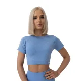 GymBeam Women‘s FLO CropTop Blue - Rozmiar: XL | Kolor: Niebieski | Waga: 0,15 g | Opakowanie: 50 · záber 5