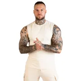 GymBeam Men‘s TRN TankTop Sand - Rozmiar: XXL | Kolor: Béžová | Waga: 0,21 g | Opakowanie: 90 · záber 5