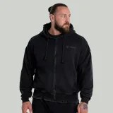 STRIX Zip Hoodie Washed Black · záber 1
