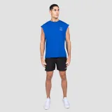 GymBeam Discipline Tanktop Blue - Rozmiar: XXL | Kolor: Niebieski | Waga: 0,2105 g | Opakowanie: 37 · záber 4