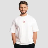 GymBeam Shaker Boxy T-shirt White · záber 1