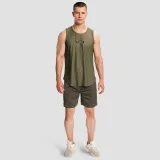 GymBeam Men‘s Combat Tank Top Olive Grey - Rozmiar: XXL | Kolor: Szary | Waga: 0,208 g | Opakowanie: 95 · záber 5