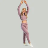 STRIX Krótka bluza damska z kapturem Essential Mauve - Rozmiar: M | Kolor: Fioletowy | Waga: 0,47 g · záber 4