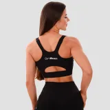 GymBeam Biustonosz sportowy Cut-Out Black - Rozmiar: S | Kolor: Czarny | Waga: 0,144 g | Opakowanie: 100 · záber 2