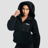 GymBeam Women‘s Sherpa Jacket Black - Rozmiar: XS | Kolor: Czarny | Waga: 0,8 g | Opakowanie: 14 · záber 3