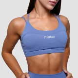 GymBeam FIT Sports Bra Steel Blue - Rozmiar: M | Kolor: Niebieski | Waga: 0,118 g | Opakowanie: 130 · záber 5