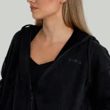 STRIX Women‘s Zip Hoodie Washed Black - Rozmiar: S | Kolor: Czarny | Waga: 0,84 g | Opakowanie: 27 · záber 2