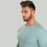 STRIX Nebula Long sleeve Tee stone blue - Rozmiar: M | Kolor: modrá | Grupa wiekowa: Dorośli · záber 2