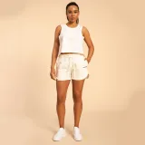 BeastPink Women‘s Serenity Tank Top Ivory - Rozmiar: XL | Kolor: Béžová | Waga: 0,139 g · záber 5
